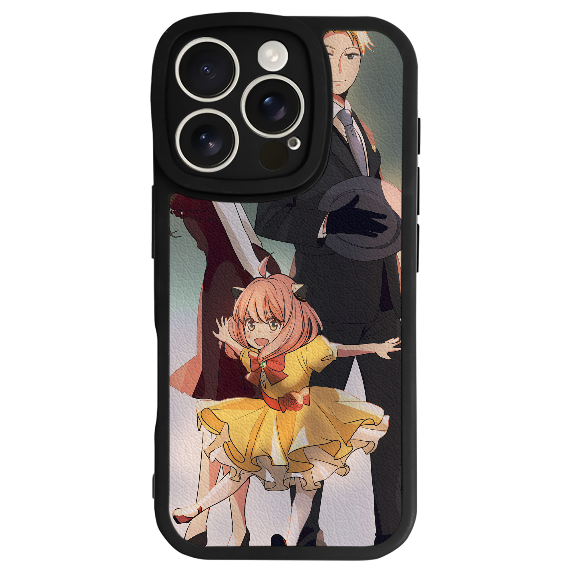 （画像用） SPY×FAMILY间谍家家酒 【iPhone 16シリーズ対応】シリコンスマホケース（レザー調） 材質：シリコン